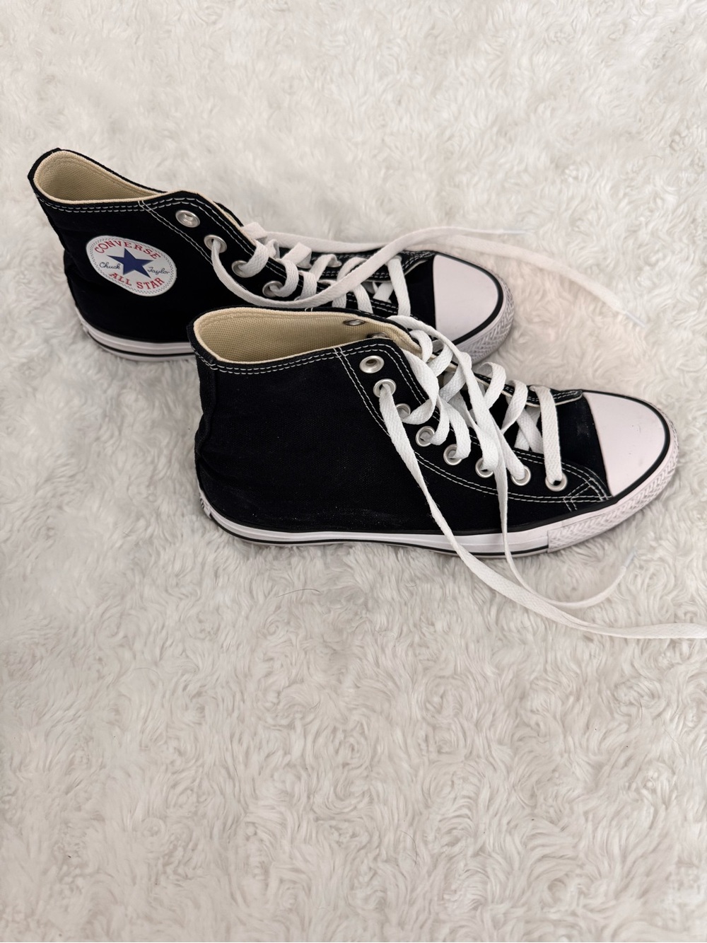 Converse Black and White Unisex High-Top Sneakers